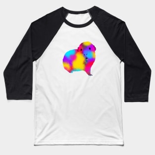 Spray Paint Graffiti Guinea Pig Baseball T-Shirt